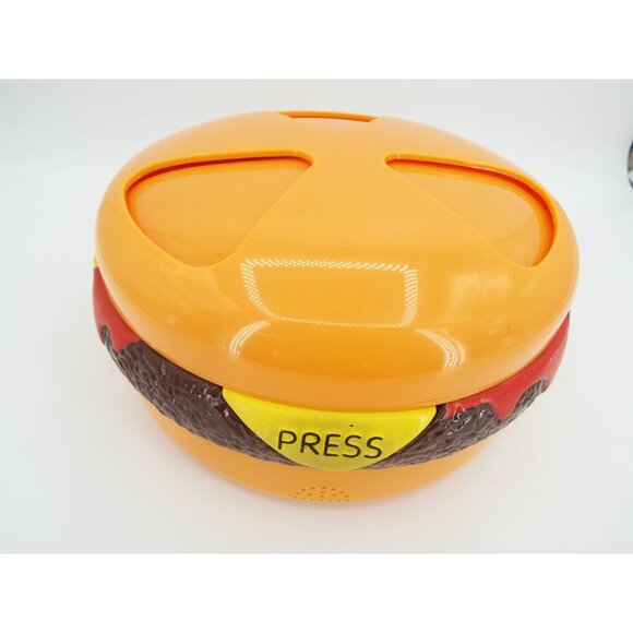 Vintage 1999 The Original Talking Cheeseburger Condiment Holder Tested Works - Picture 13 of 16